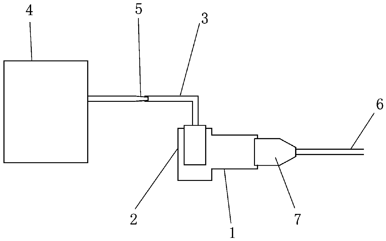 Sputum sample collecting device