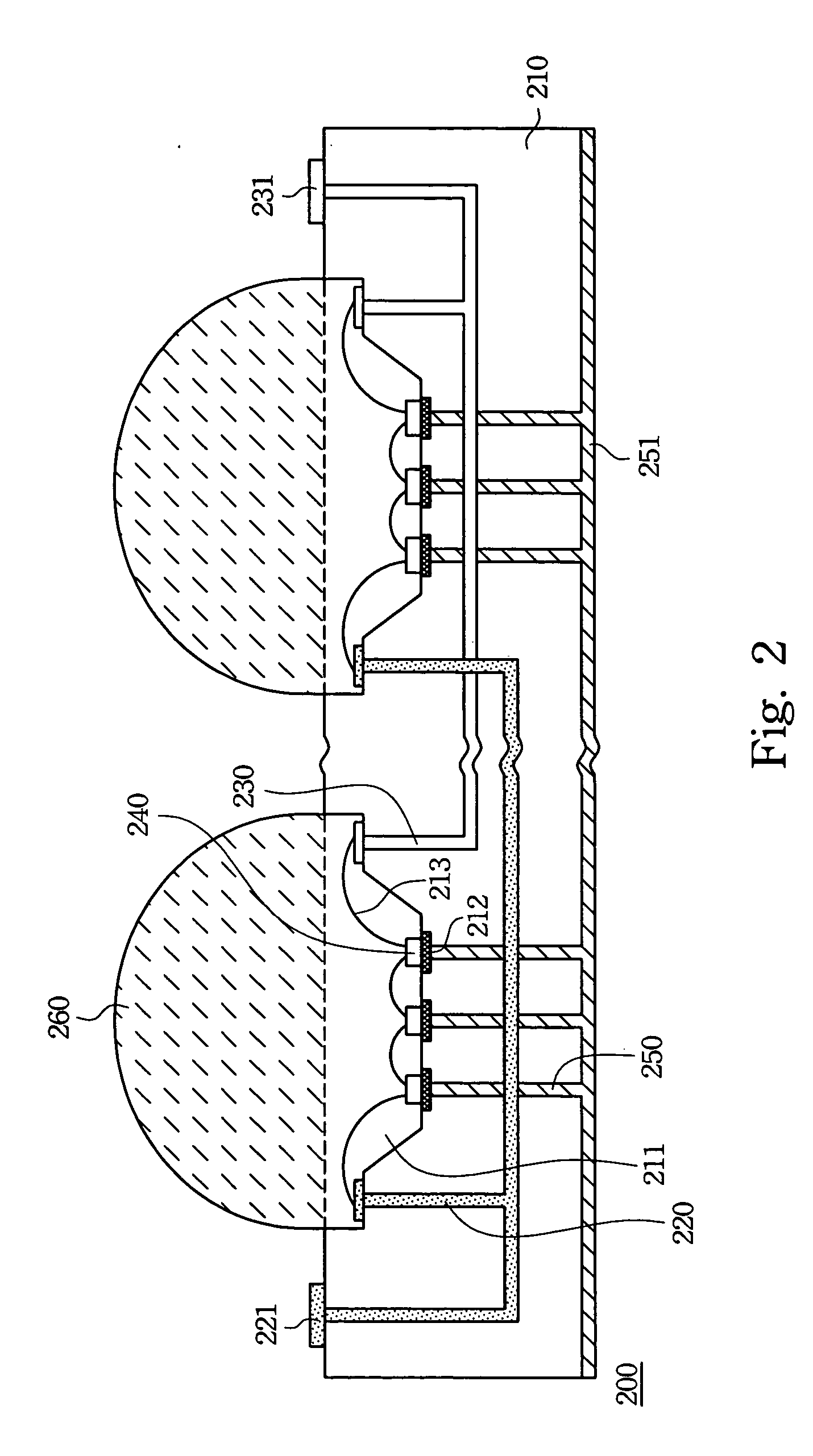 High power LED array