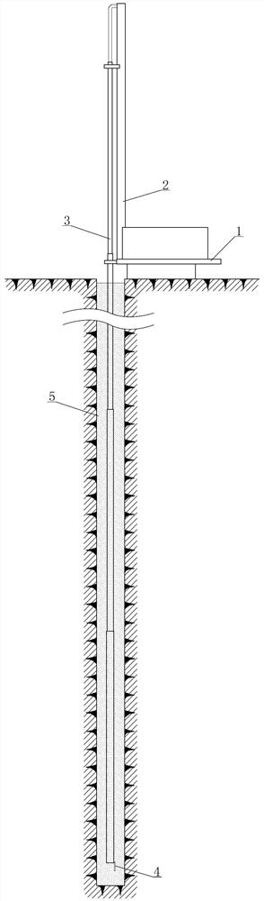 A construction method of pouring concrete piles with telescopic conduits