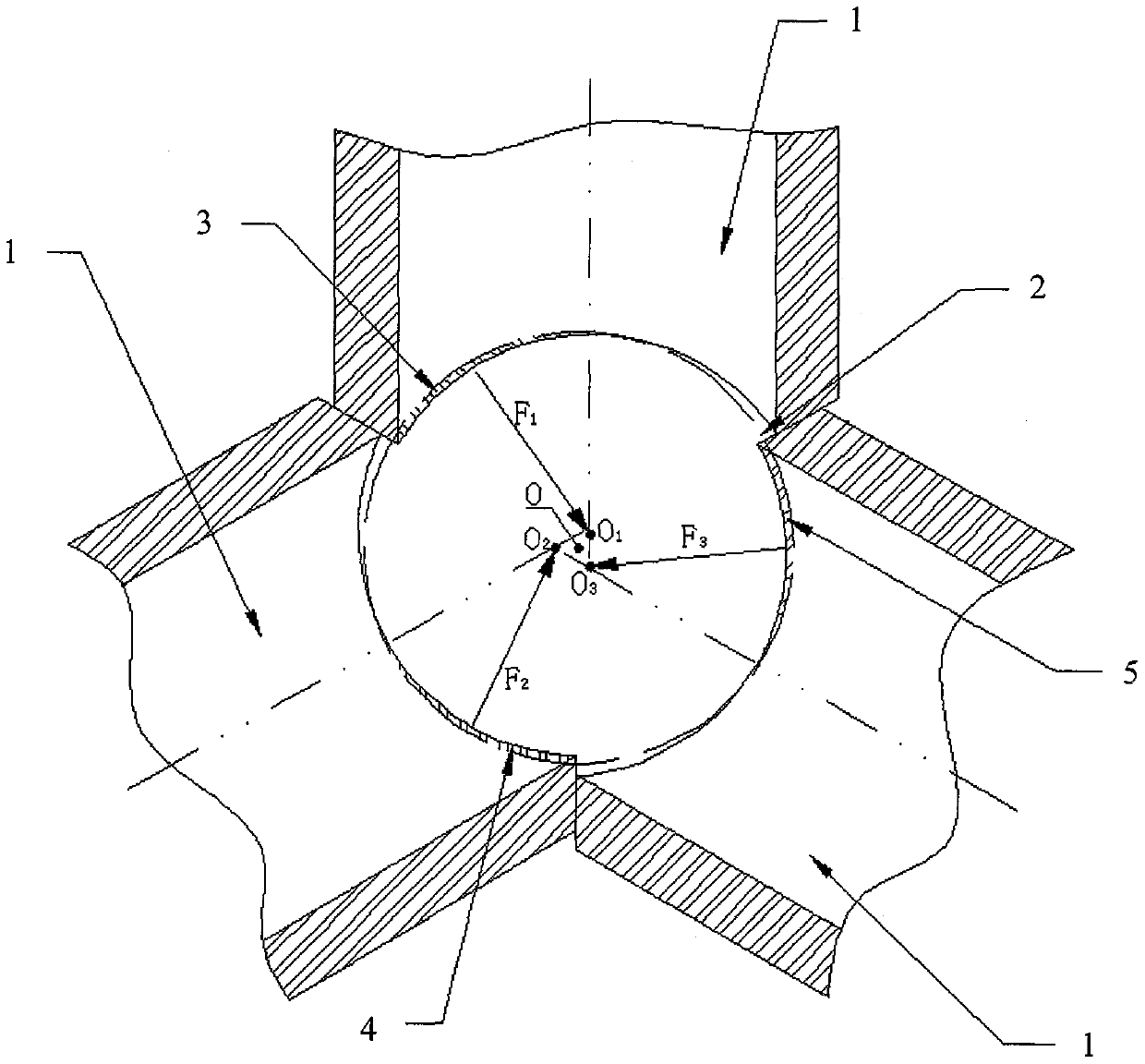 A control method of wall thickness accuracy of hot-rolled seamless steel pipe and roll pass