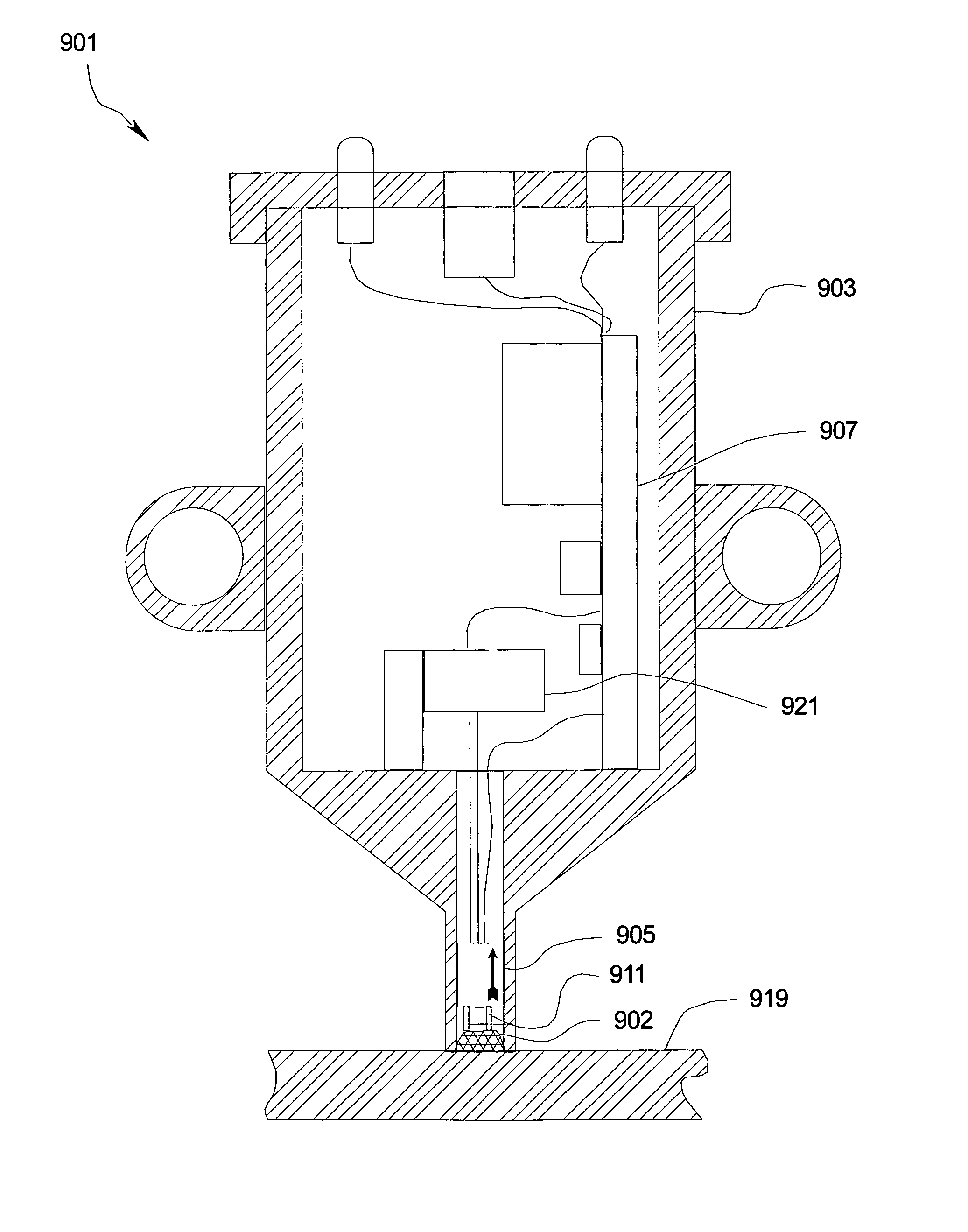 Method and apparatus for measuring degradation of rubber products