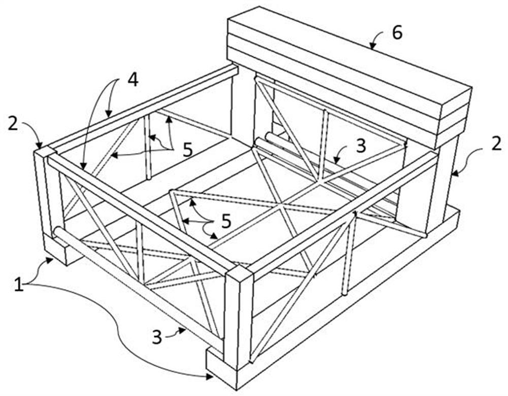 Large-scale mariculture net cage platform convenient to move