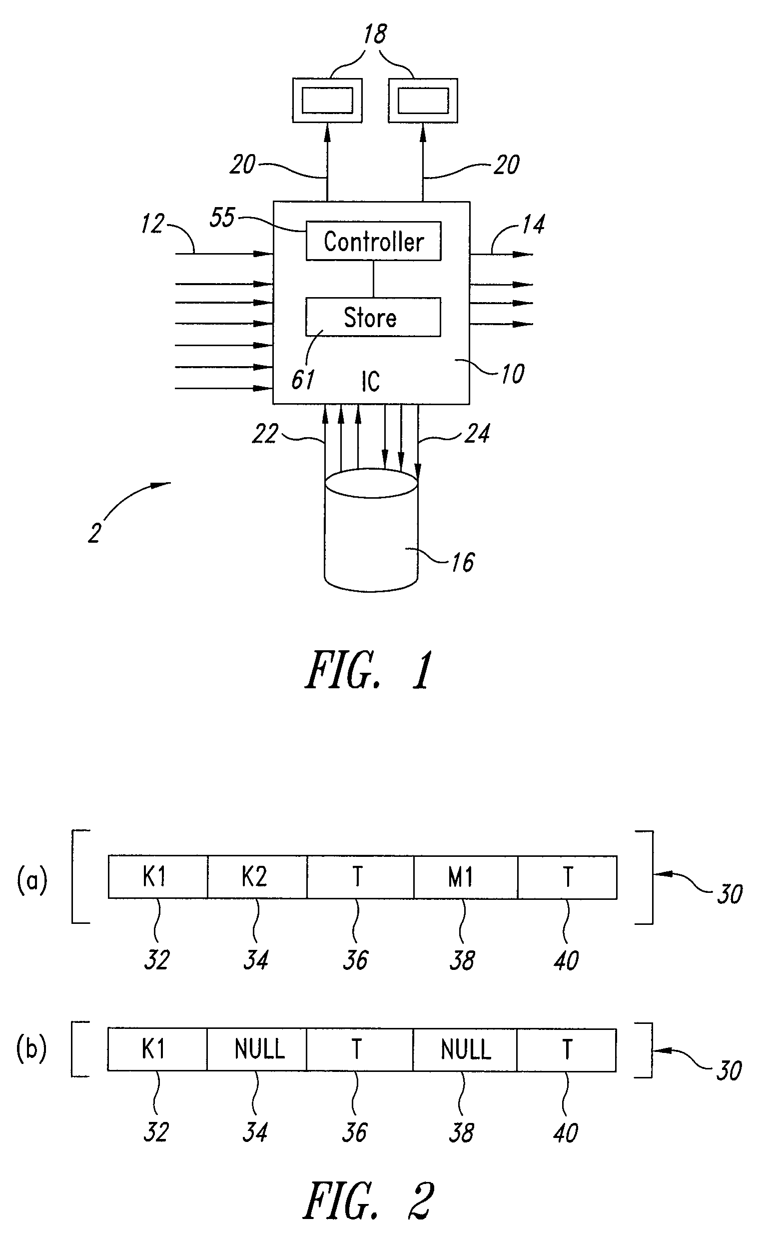 Integrated circuit with secure metadata store