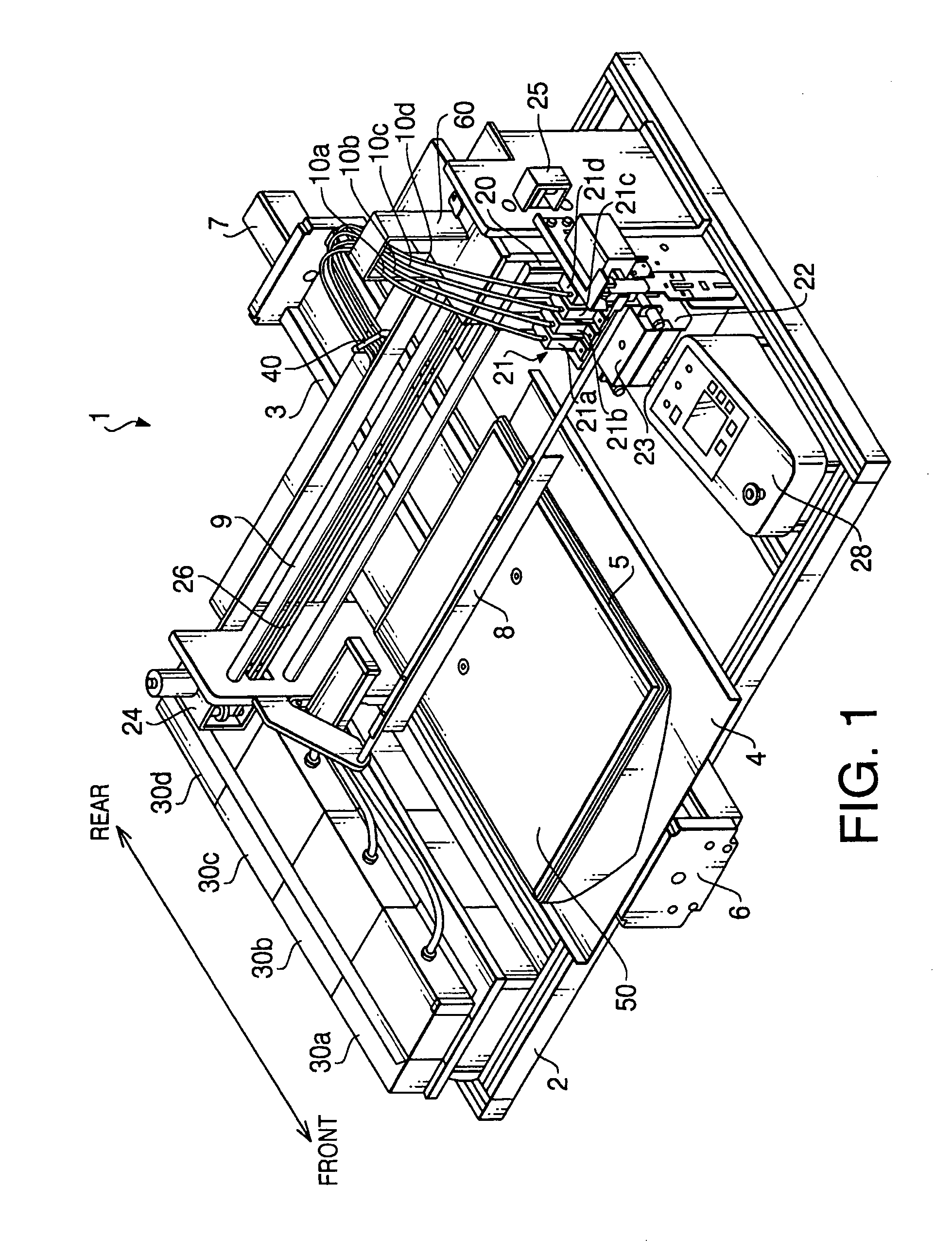 Printing apparatus, a method to indicate necessity of exchanging exchangeable parts, and a computer usable medium therefor