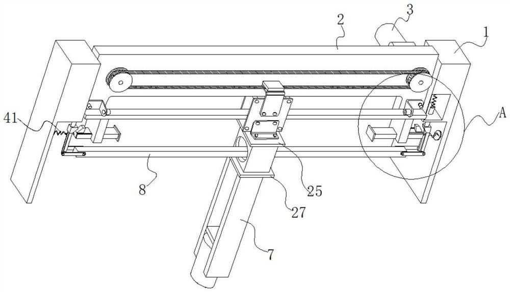 High-rigidity numerical control machine tool cross beam assembly