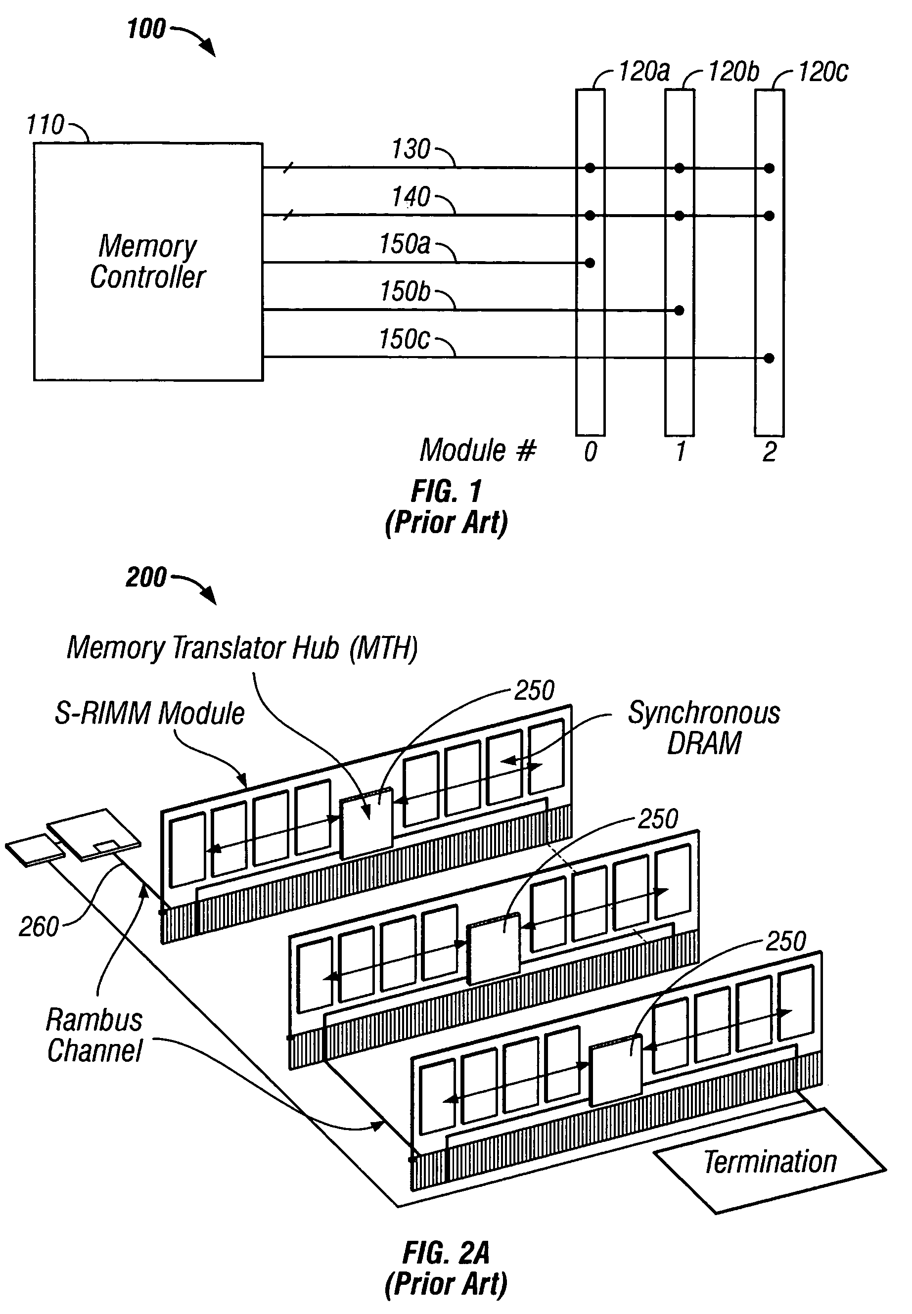 Configurable width buffered module having switch elements