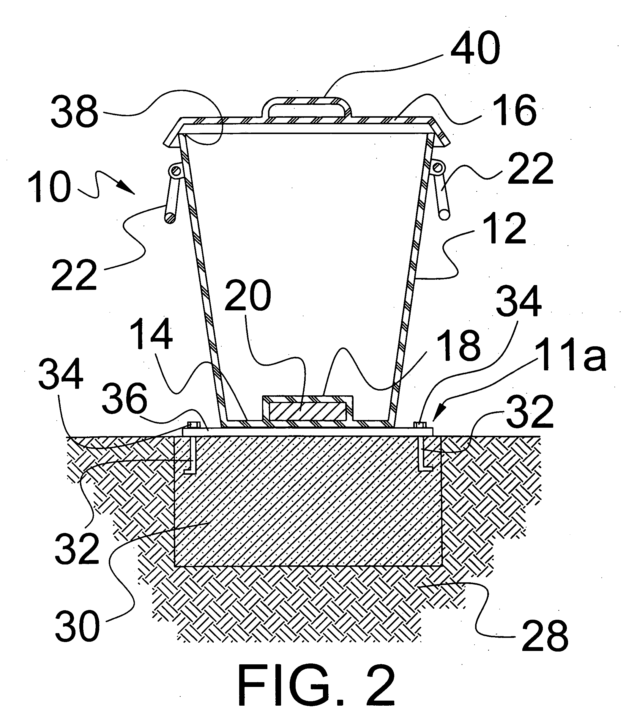 Tip-resistant refuse container