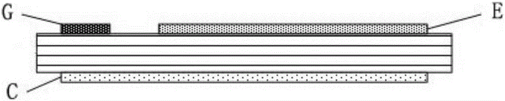 Packaging structure of single-chip bidirectional single IGBT