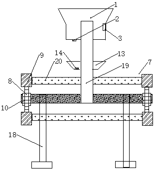 Phenolic molding compound feeding device