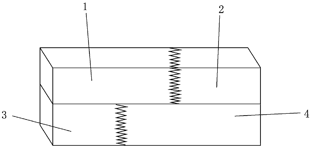 Plate with vertical patterns and transverse patterns