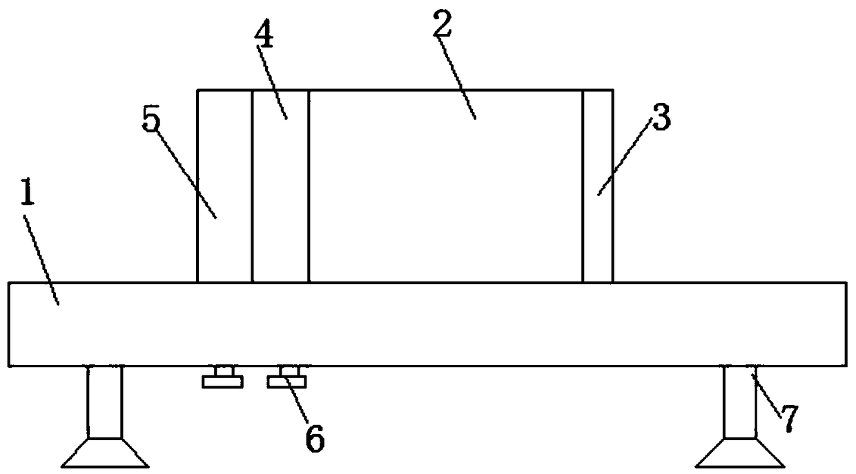 Detection device for heat dissipation performance of radiator of automobile engine