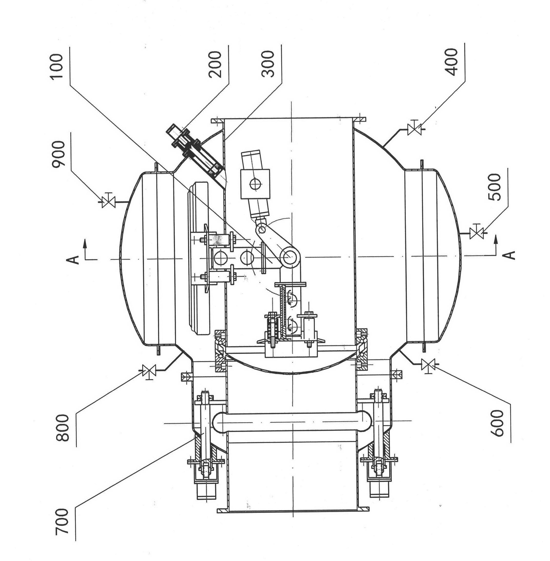 Full-closed type double-ball type interlocking separation valve