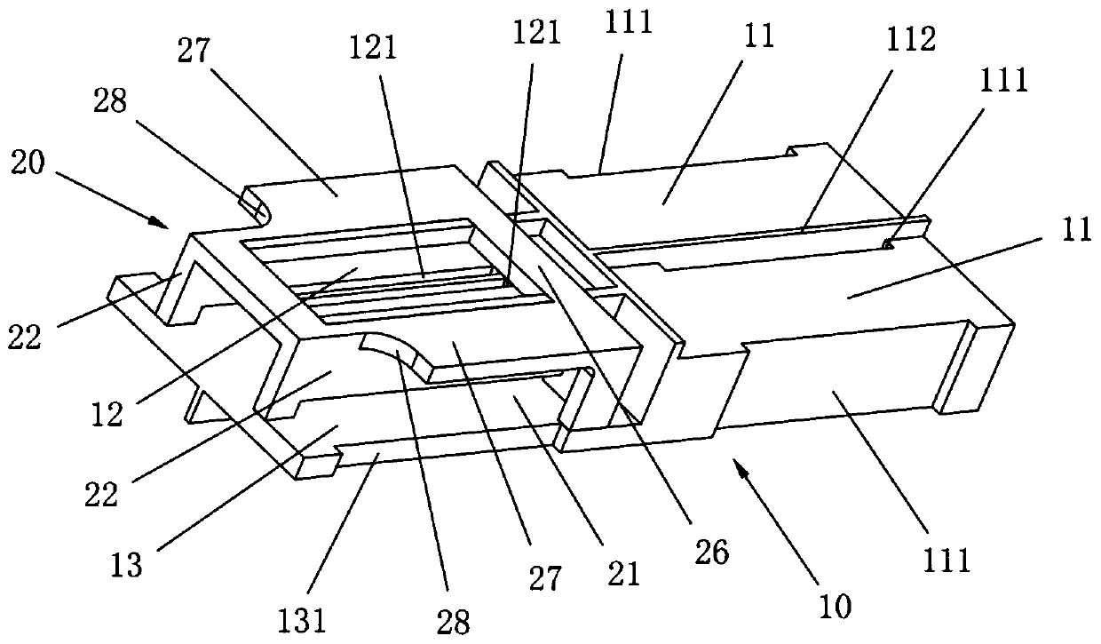 Battery cell series connection module support, and battery cell series connection module and assembling method thereof