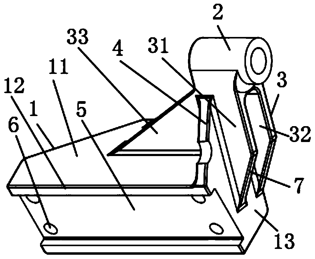 Connecting bracket for rail vehicle braking system