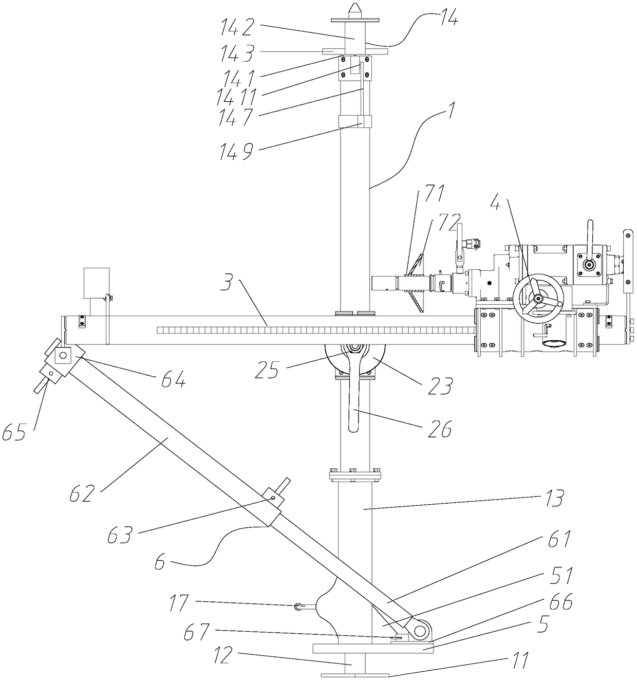 Ultra-light portable trestle drilling machine