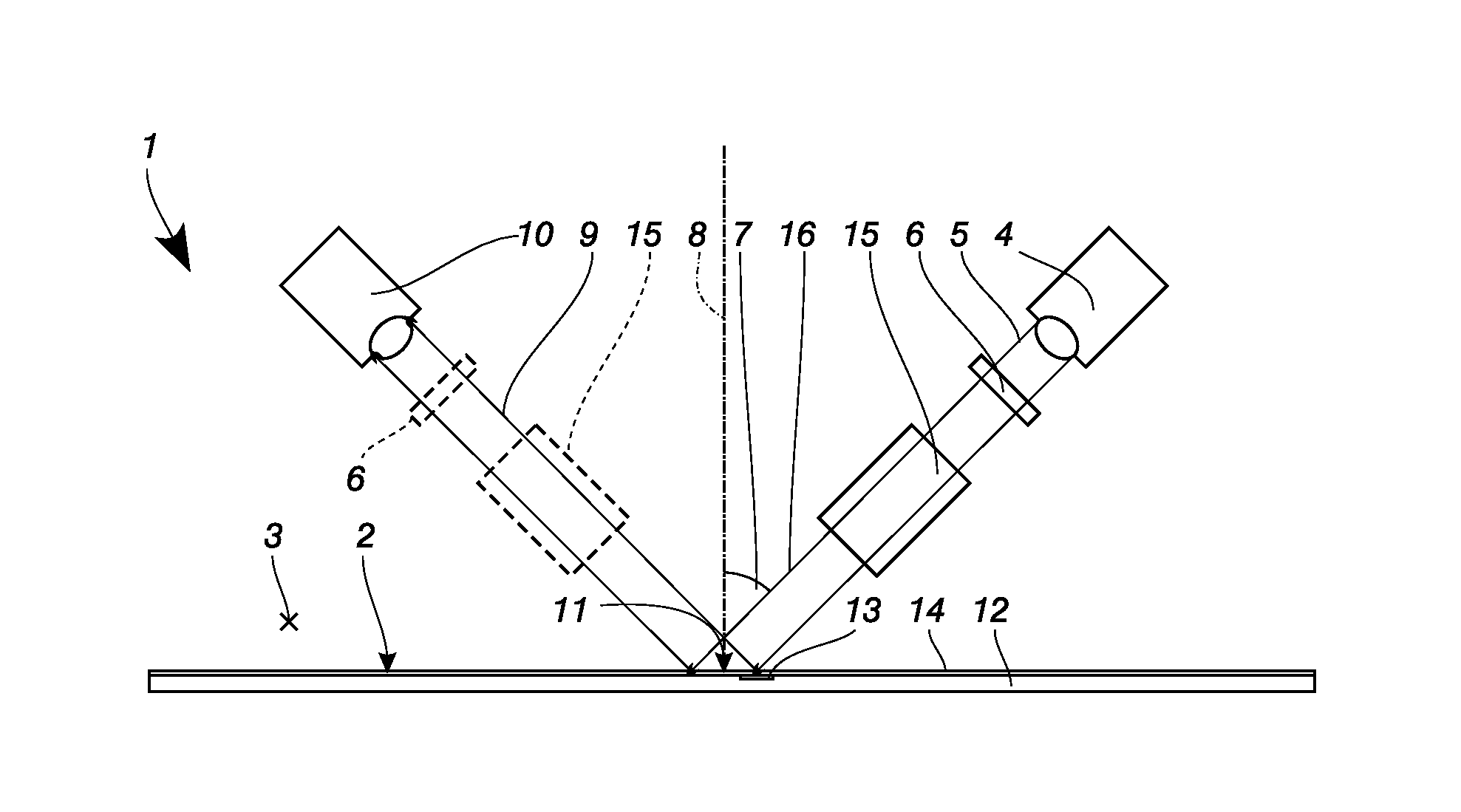 Sensor for capturing a moving material web