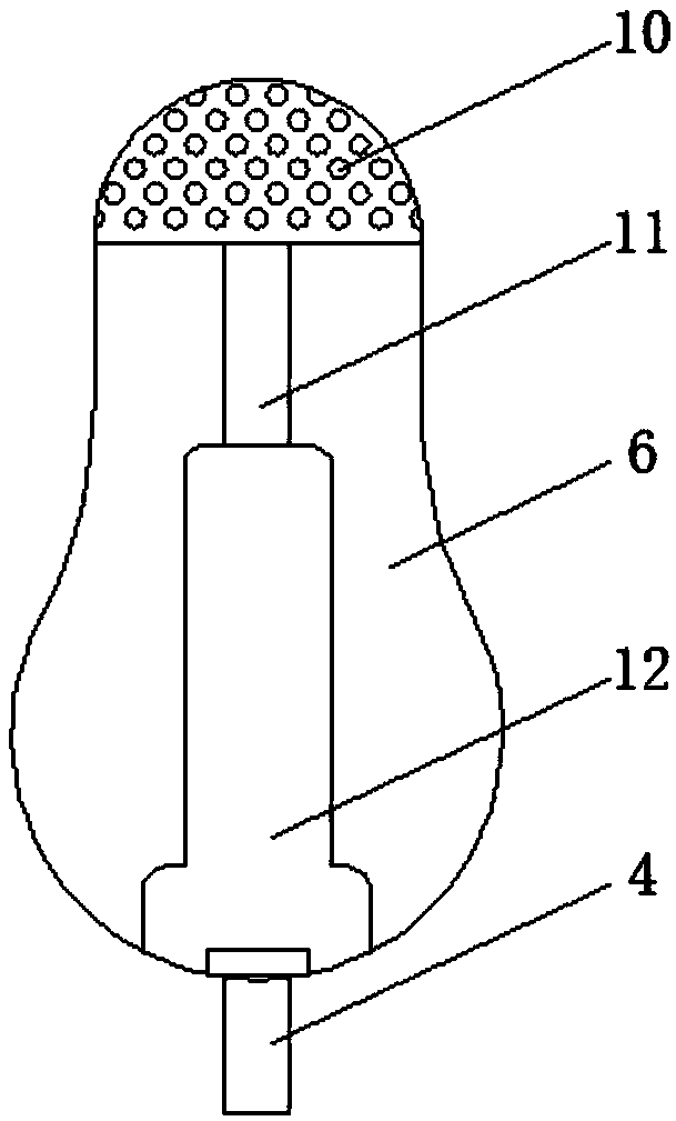 Disposal medical gynaecological flushing device