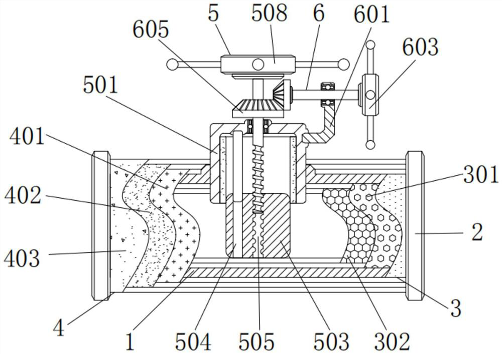 Flow regulation and control valve with anti-corrosion function