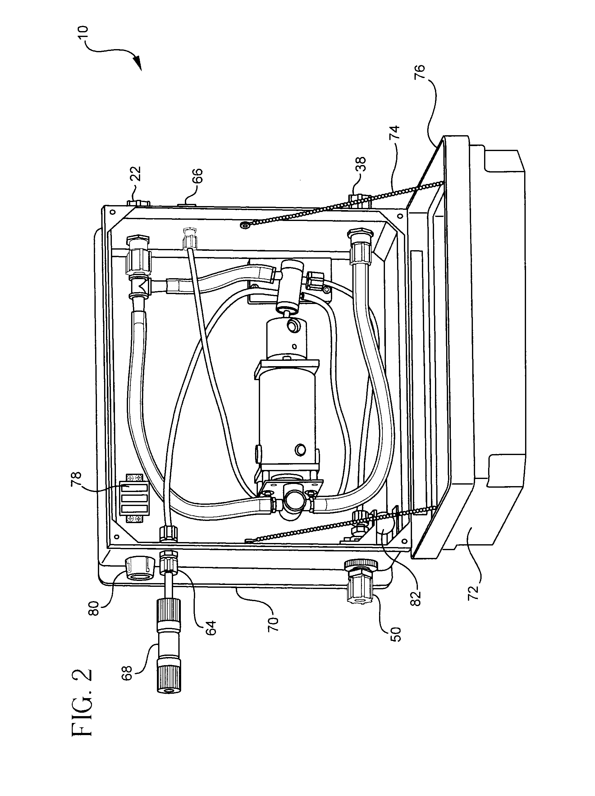 Method and apparatus for elimination of gases in pump feed/injection equipment