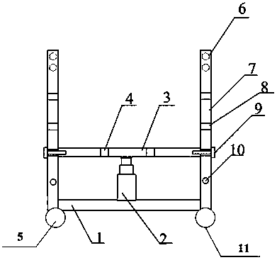 Lifting motor bracket