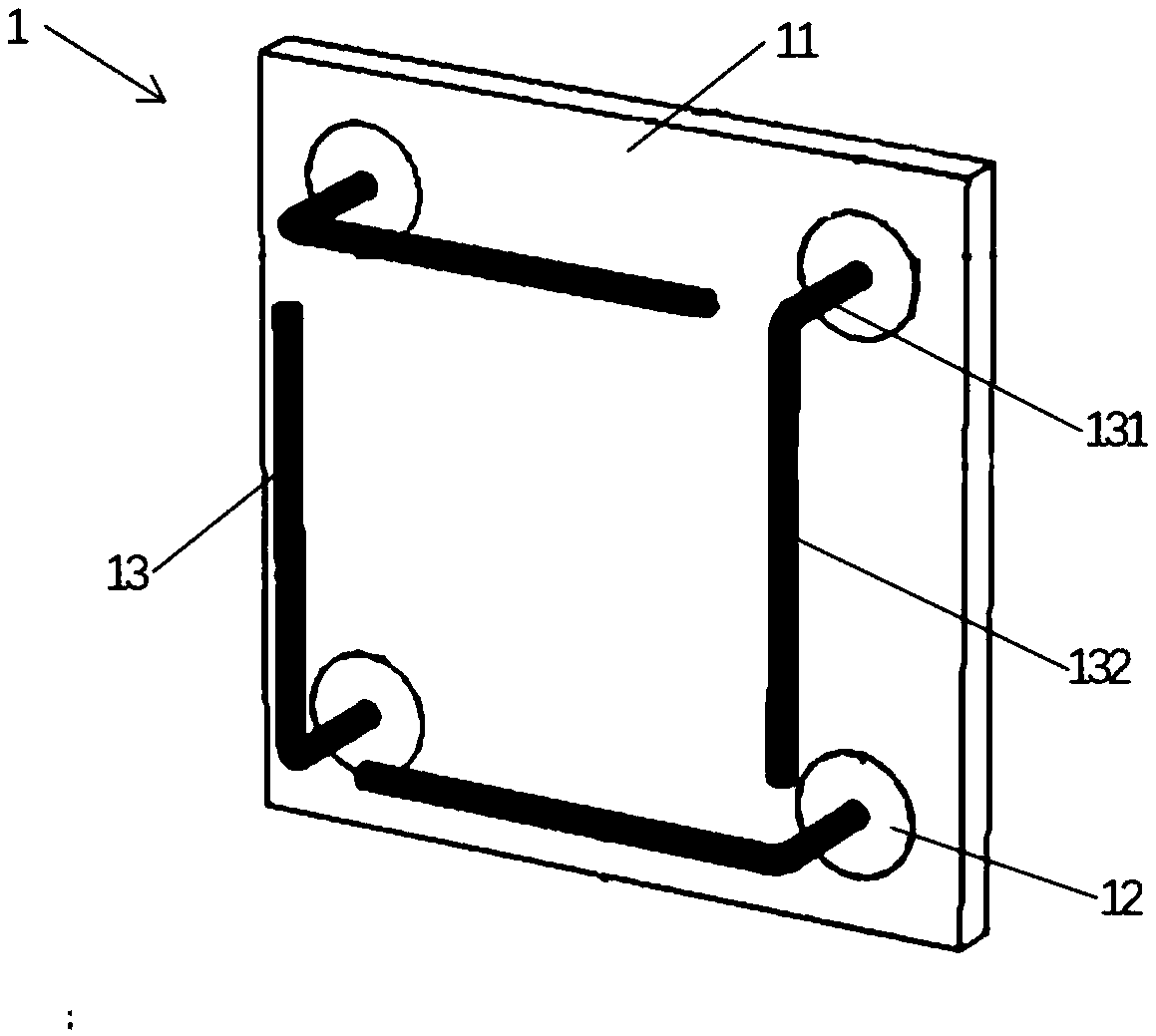 Composite artificial electromagnetic structure suitable for energy receiving in any polarization direction