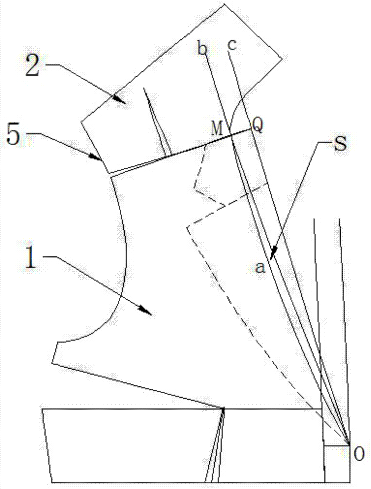 Business suit rolled collar template making method and business suit