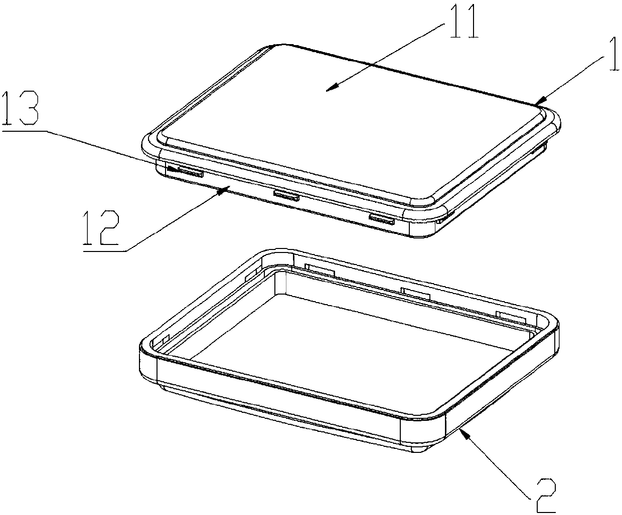 Waterproof fastening shell