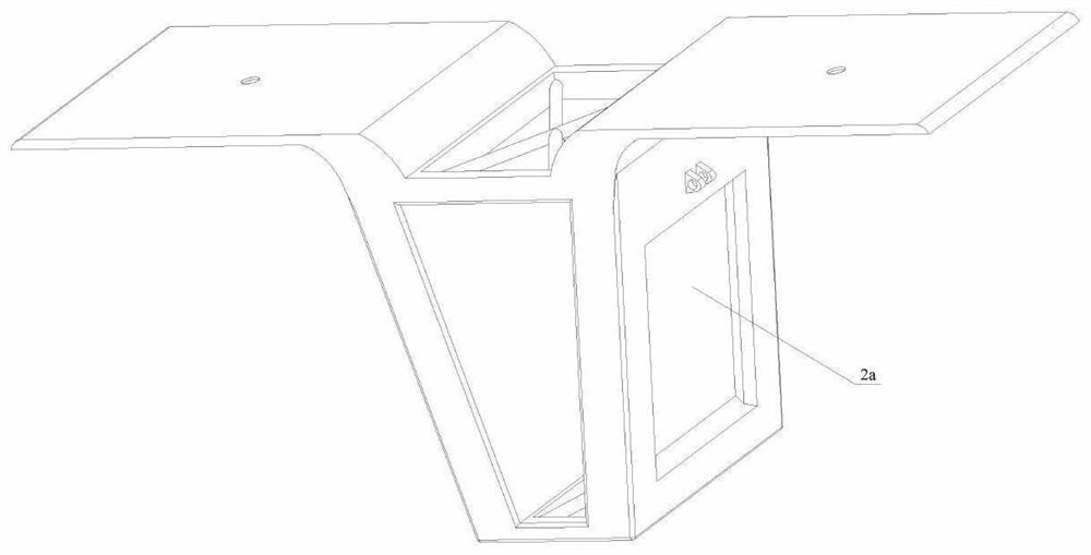 Sliding rail type air composite suspension