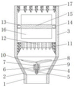 Large-discharge-capacity silent exhaust pipe