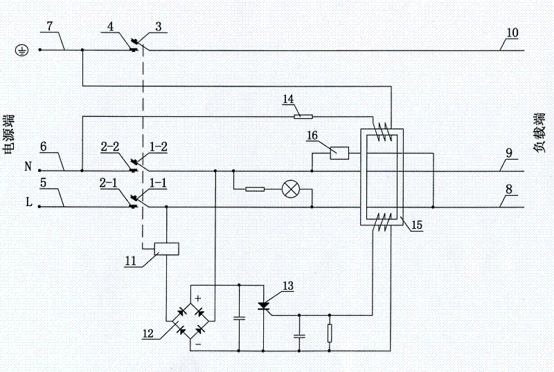 Electric leakage protection plug