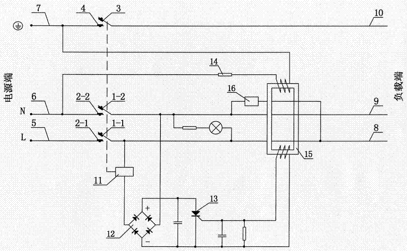 Electric leakage protection plug