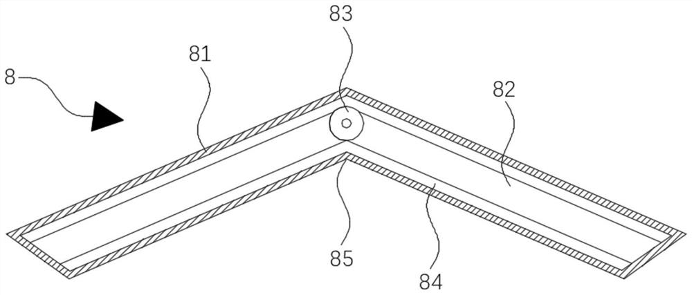 A kind of flame retardant isolation frame used for forest flying fire prevention