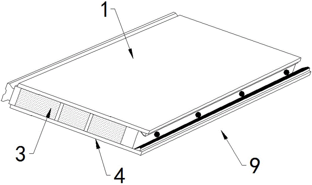 More-firmly-spliced solid-wood-imitated aluminum alloy floor