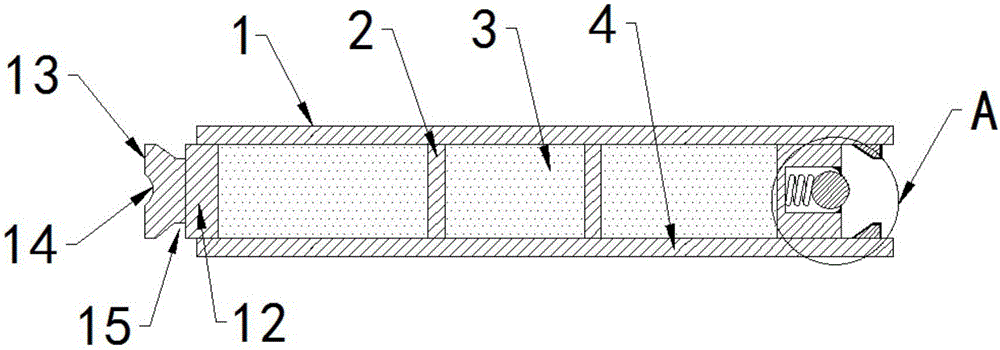 More-firmly-spliced solid-wood-imitated aluminum alloy floor