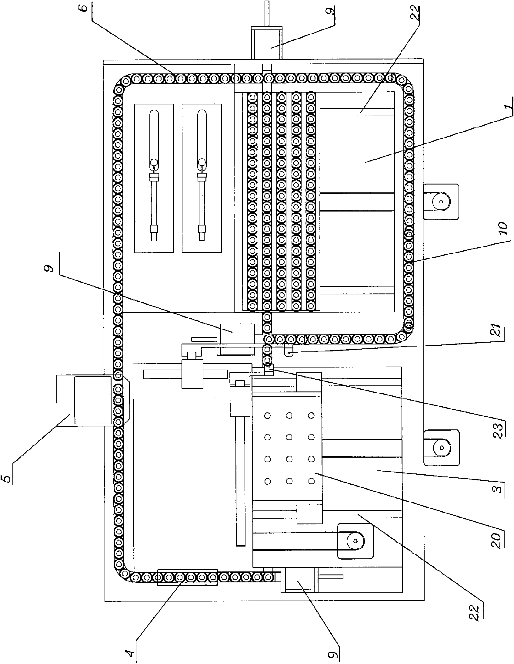 Full-automatic medical inspection and detection system