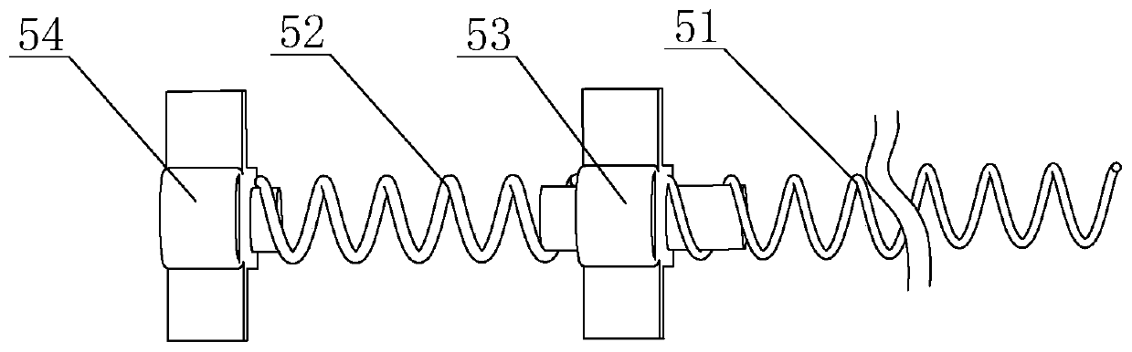 Sub-line bracing device