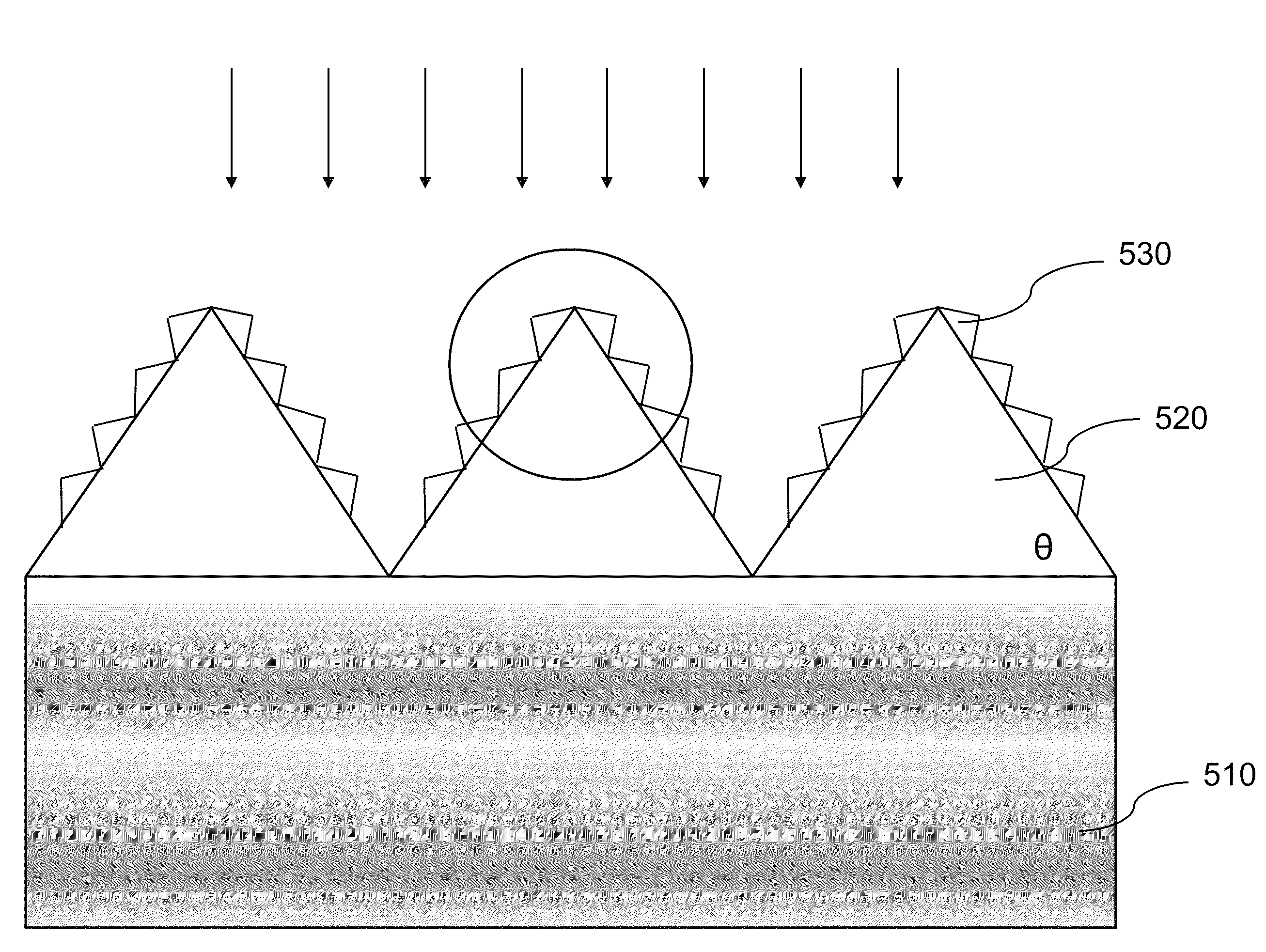 Reverse conductive nano array and manufacturing method of the same