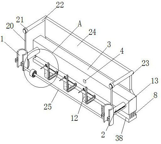 Rigging anti-winding device for large crane