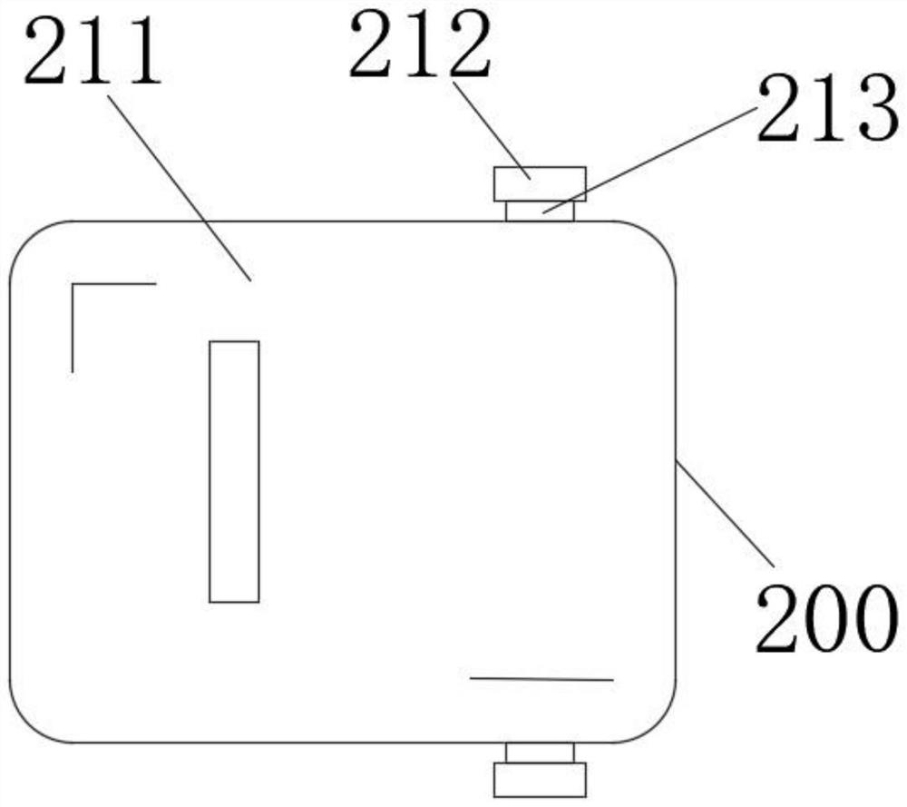 Ink box containing plate with self-locking fixing mechanism for printing equipment