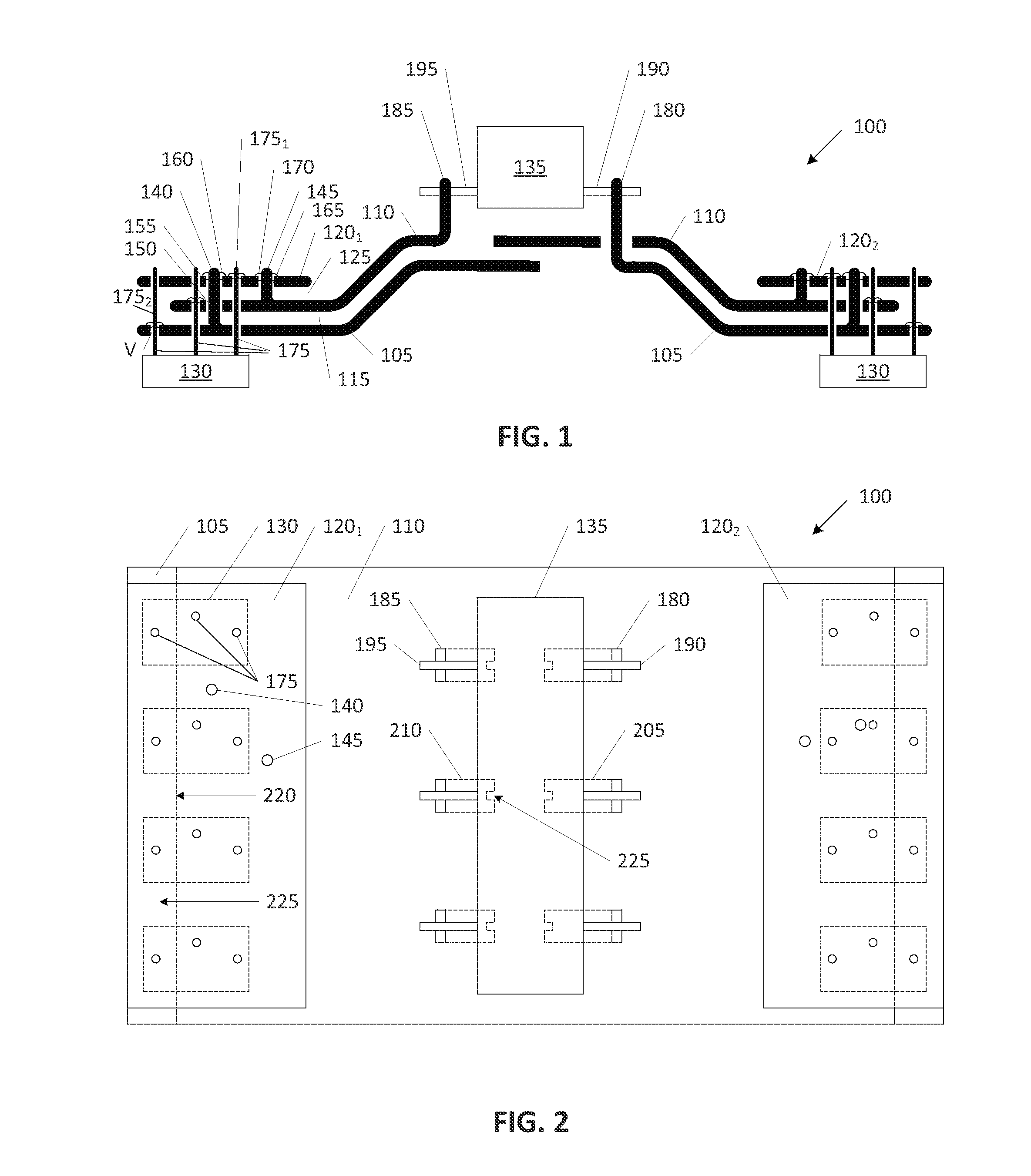 Power electronics interconnection for electric motor drives