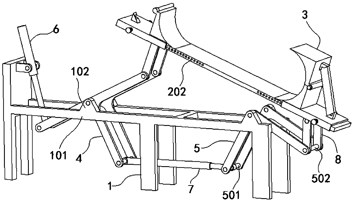 A pit type car lift