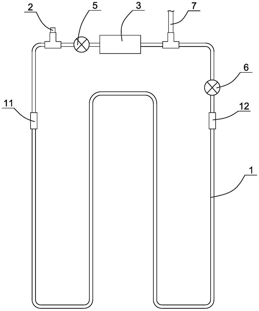 A floor heating system with high safety