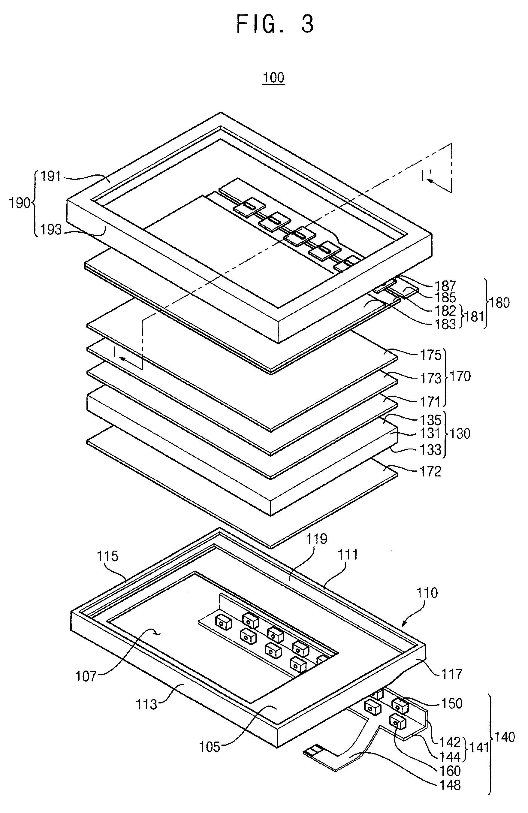 Light-emitting module and display apparatus having the same