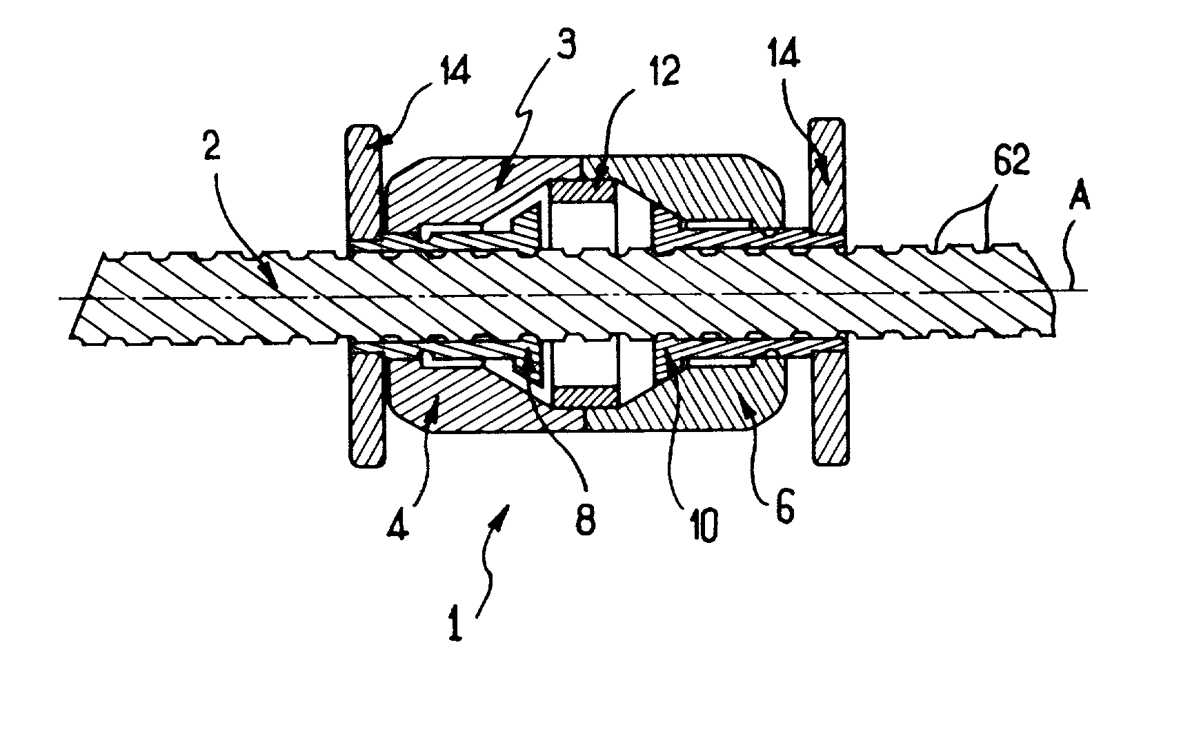 Position-adjustment system for an instrument for surgery of the spine