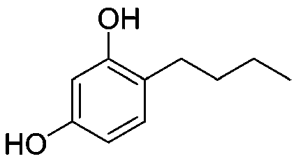 Method for synthesizing 4-n-butylresorcinol by microchannel reaction