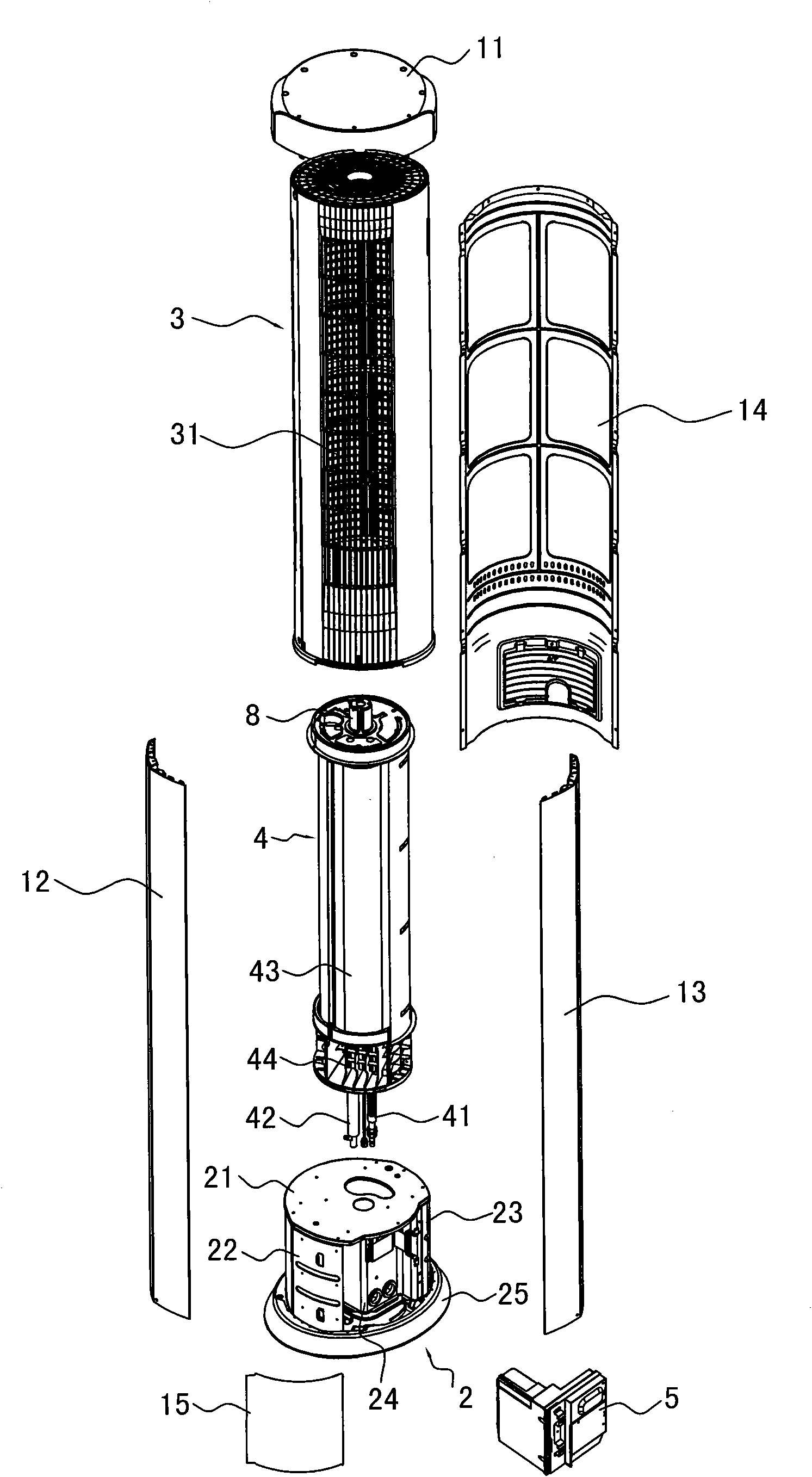 Vertical air conditioner