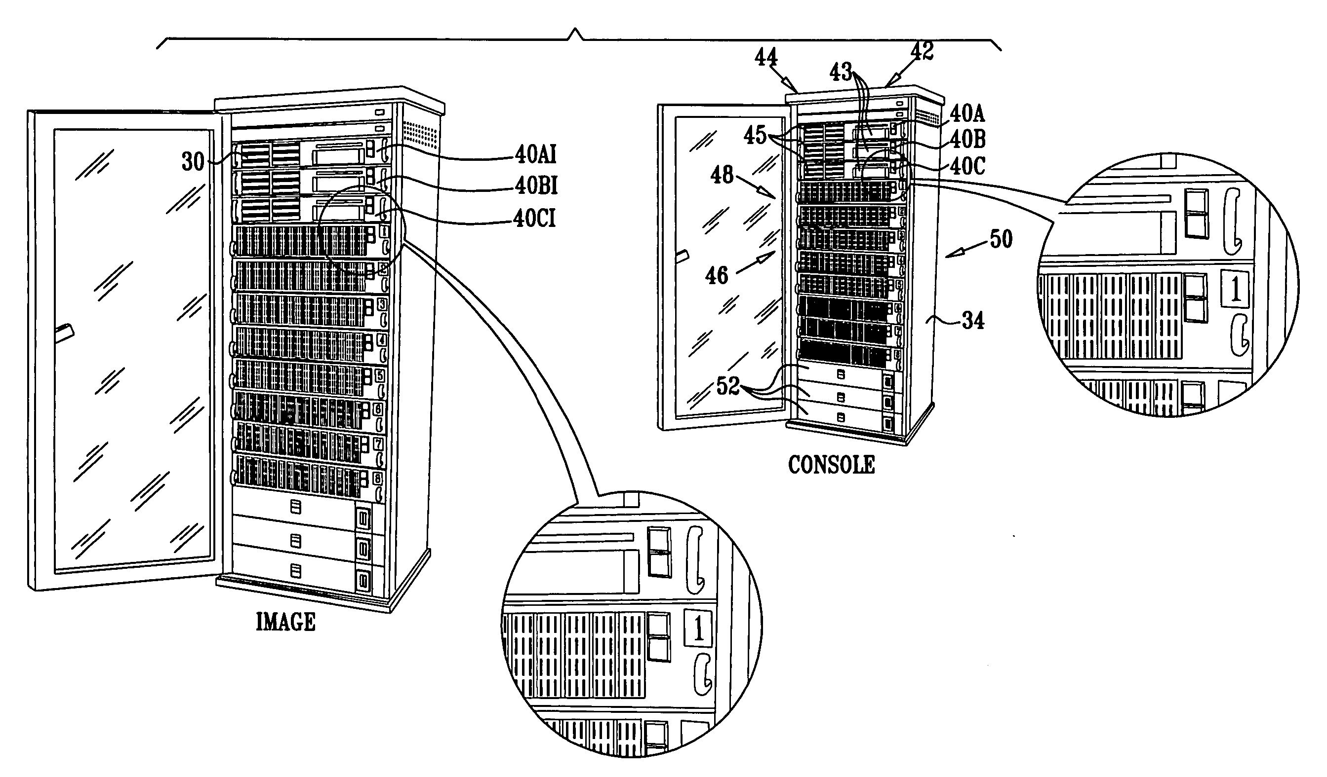 Graphic user interface for a storage system