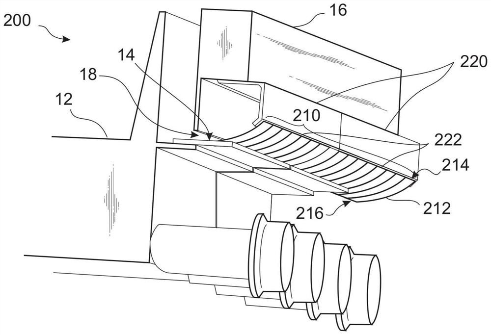 Sealing system for machine for thermal treatment of bulk material