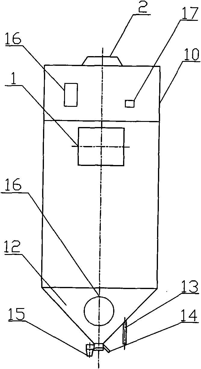 High-efficiency pre-separation pulse bag-type dust collector