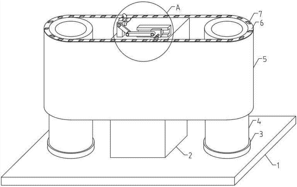 Scroll rolling device for educational display